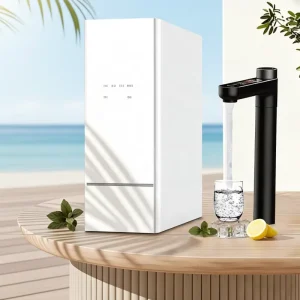 Tankless Reverse Osmosis Filtration System 600 GPD with Alkaline Filter and Smart Faucet