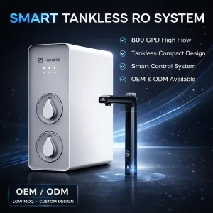 Tankless Reverse Osmosis Instant Hot Water Purification System for Home Under Sink RO Water Filter with 4 Stage