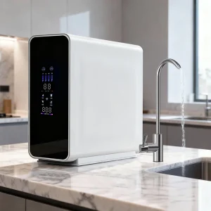 Tankless Reverse Osmosis System RO Water Filter System Under Sink for 1000GPD with PH9.5 Alkaline Water Cell for Home Drinkable