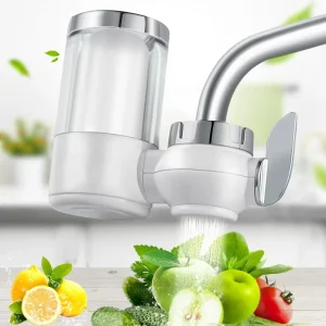 Tap Water Filter with Ceramic Filter Cartridge for Kitchen Faucet Water Filter