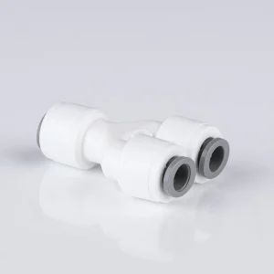 Tee Joint Y-Type Quick Plug Pipe Fitting for Water Purifier and RV Water Division