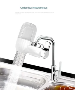 The Faucet Water Purifier with Detachable Washable Filter Element Is Suitable for Home Kitchen Use