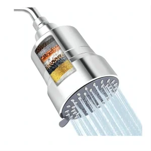 Three Spray Modes Shower Head Filter For Hard Water KDF 55 Calcium Sulfite Activated Carbon For Better Skin And Hair