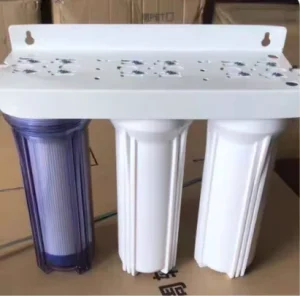 Three-Stage Pre-Filtration Filter Housing Food-Grade Material Filter Housing for Whole-House Three-Stage Water Filter