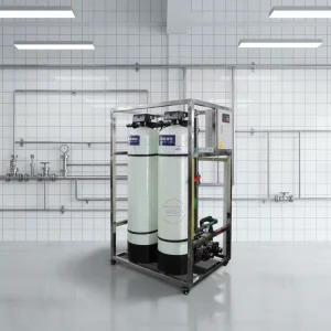 Three-Stage Reverse Osmosis Water Filtration System Industrial Commercial Water Purifier PLC Pump 3000L/Hour Capacity