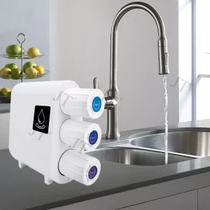 Three Stage Under Sink Home UF Water Filtration System Ultrafiltration Water Purifier with Quick Change Filter
