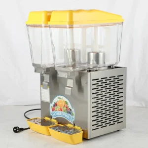 Three-Tank Stainless Steel Juice Beverage Dispenser Cold Drink Stirring Machine With Plastic Refrigeration Feature