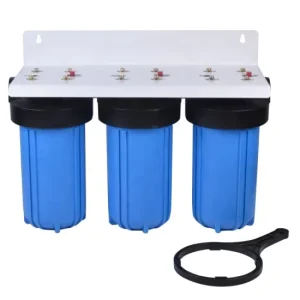 Three stage Water Filtration Compact Purification Equipment Intelligent 10″ Filter Housing System