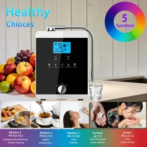 Titanium Platinum-Coated Alkaline Water Ionizer 11-Plate Water Machine