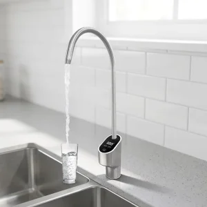 Touch Kitchen TDS Faucet Household Instant Tankless Electric Water Filter with Display and Pull-Out Design