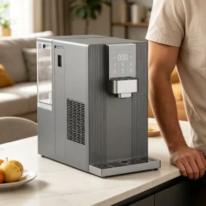 Touch Screen Desktop Sparkling Water Tap Hot and Cold Water Dispenser for Home