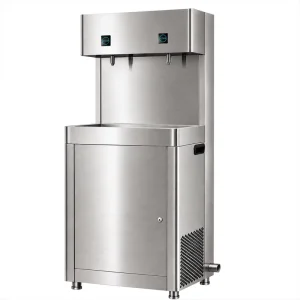 Touch Screen Stainless Steel Cold Water Dispenser Commercial Ice Water Drinking Machine