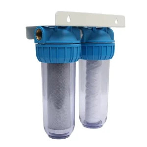 Transparent 10 Inch Double-Stage Water Filter System