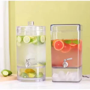 Transparent Food Grade Plastic Juice Liquid Dispenser