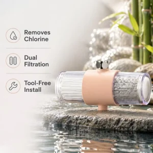 Transparent Housing Bathtub Shower Filter Dual Filtration ACF System Dropshipping Bulk Discount OEM ODM Supply