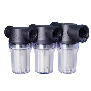 Transparent PP Cotton Nylon Bottle Pre Filter Sediment Household Water Purifier Shower Filter Cartridge High Flow Filter