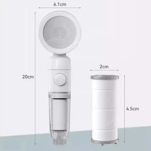 Travel Filter Modern Shower Head Portable Water Filter with PP Cotton Filtr for Travel and Hotel Use