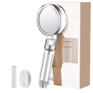 Travel Shower Filter for Purified Water for Babies Children & Pets Convenient for Hotel Use