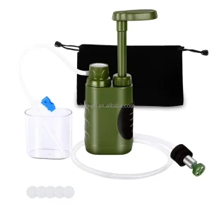 Traveling Emergency Outdoor Water Filter for Camping Sports and Hard Water