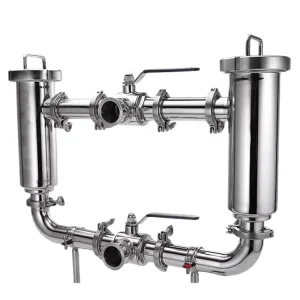 Tri Clamp Sanitary Strainer Inline Stainless Steel Pipe Filter for Liquid Process Water Treatment