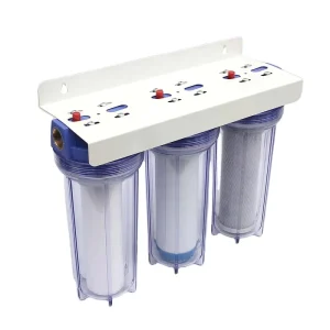 Triple-Stage Running Water Filter Purification System with Steel Bracket