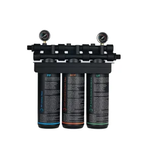 Triple-Stage Water Filtration System PP ACF UF Ultrafiltration Commercial Water Purifier for Coffee Machines and Kitchens