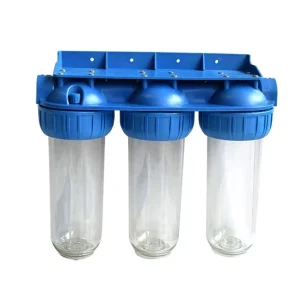 Triple Water Pre-filter Cartridge 10 Inch Pipeline 3-Stage Water Filtration System for Drinking Water Treatment