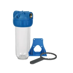 Triplex 3-Stage Plastic Clear Drinking Water Filter 10 Inch Housing Manual Outdoor Household Commercial Use High Efficiency 3000