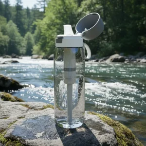 Tritan Filter Water Bottle for RV, Car & Outdoor Use Portable Lightweight