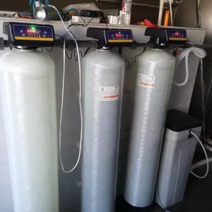 Twin Tank Water Softeners 24 7 Uninterrupted Soft Water Supply 1000L Hour Productivity 150psi Vessel Pressure ISO9001 Certified