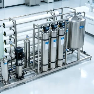 Two-Pass RO Water Treatment System with Automatic Control