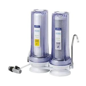 Two Stage Counter Top Tap Install Water Filter