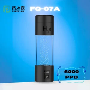 Type C USB Battery Powered Cold Hydrogen Rich Water Generator 6PPM PEM SPE BPA Free Food Grade PC Cup 270ml Household Outdoor