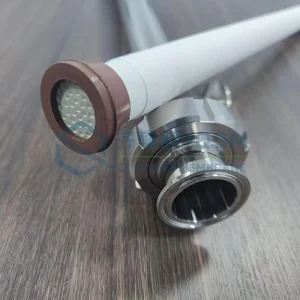 UF Ceramic Membrane Filter Element 50 nm Pore Size Crossflow Filtration for Wastewater Treatment