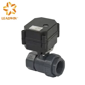 UPVC Electric Chemical-Resistant Motorized Ball Valve for Geothermal and Hot Spring Water Softening