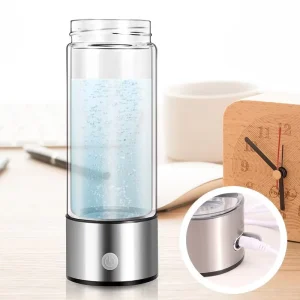 USB Rechargeable Glass Hydrogen Water Generator Ionizer Cup