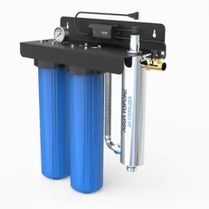UV Germicidal Water Purifier Big Blue Bottle Multi-Stage Filter Module 20 GPM for Household Use