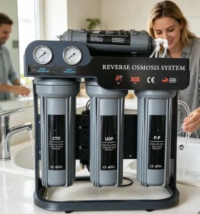 UV and LED RO Under Sink Water Filter 7 Stage Reverse Osmosis Purifier With Self Cleaning and Smart TDS Display