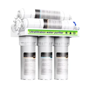 Ultrafiltration Water Filter System 5 6 Stages with PP UDF CTO UF T33 Filters Household Use Tankless Design 120L H Flow Rate