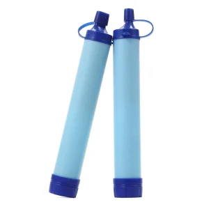 Ultralight Portable Water Filter Straw Personal Emergency Water Purifier with Strap for Outdoor Survival