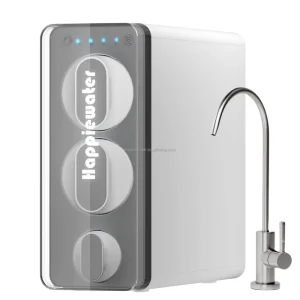 Under Counter 1000GPD RO Water Filter System Large Flow Alkaline Water Machine with Stainless Steel Faucet 0.0001 Micron Filter