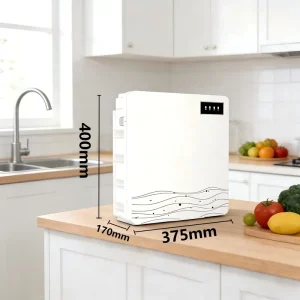 Under Sink 100GPD 5 Stage Reverse Osmosis Self Cleaning Water Purifier Filter System for Whole House Hotel & Household Use