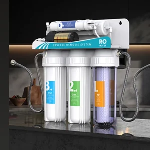 Under Sink 5 Stage RO Purifier Reverse Osmosis Silent Operation For Kitchen Tap Water Filtration