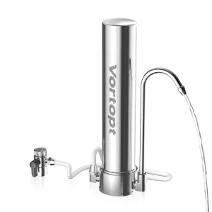 Under Sink & Countertop Filtration Water Filter for Sink Faucet & Counter Top Sink Water Filter