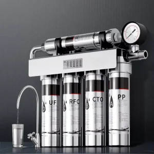Under Sink Large Flow 100GPD Reverse Osmosis Water Purifier Filter System for Home Drinking