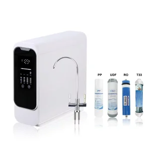 Under Sink RO Hydrogen Water Filter Purifier 90L H With LCD Display Dual Water Output Design