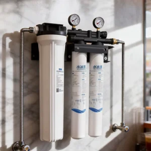 Under-counter commercial water filter for kitchen ultrafiltration water purification