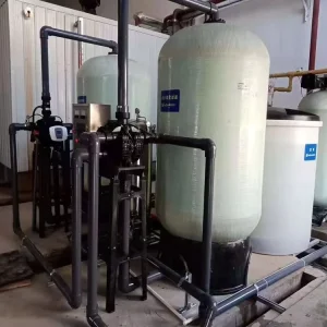 Underground Deep Well Water Treatment Softener with Calcium and Magnesium Removal, Fully Automatic PLC Control