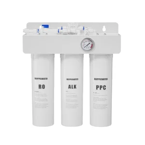 Undersink Pumpless Quick-Change 100 GPD RO System with Plastic Filters and Pressure Tank