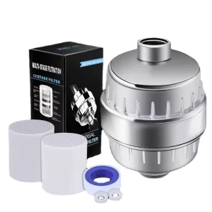 Universal 25 Stages 20 Stages 15 Stages Water Purifier Shower Head Filter Set With Replacement Cartridges Skincare Shower Filter